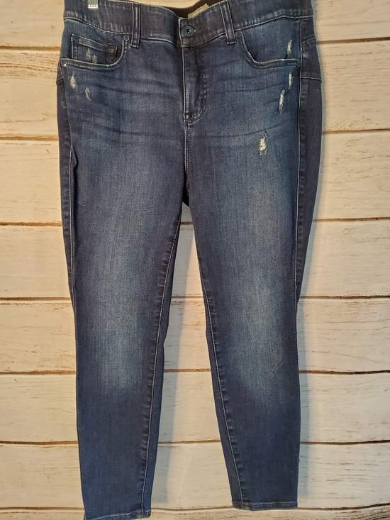torrid Denim - Torrid Dark Wash Skinny Jeans with Light Distressing